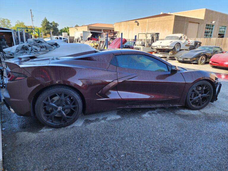 Corvette C8 Coupe collision repair at Automotive Enterprise, San Carlos CA – photo 11