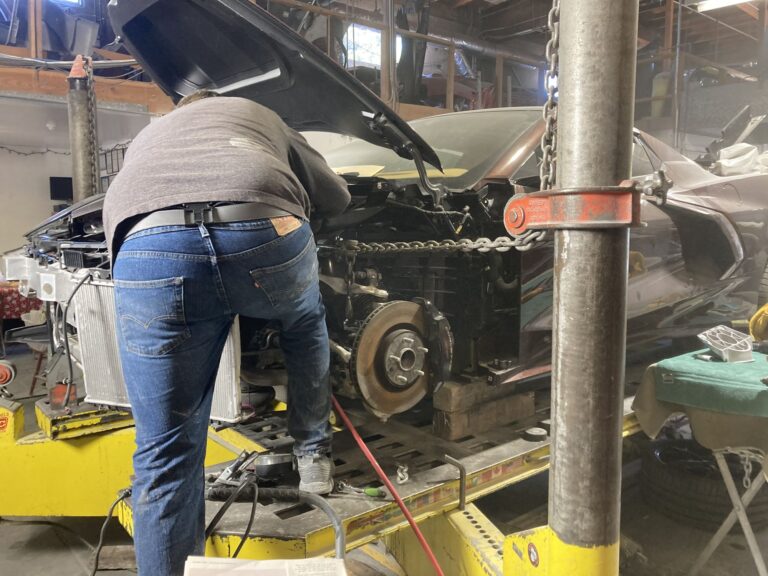Corvette C8 Coupe collision repair at Automotive Enterprise, San Carlos CA – photo 20