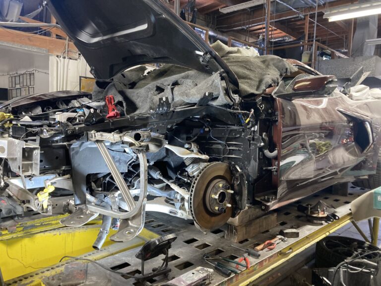Corvette C8 Coupe collision repair at Automotive Enterprise, San Carlos CA – photo 22