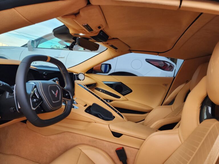 2024 Orange C-8 Corvette collision repair at Automotive Enterprise, San Carlos CA – photo 5