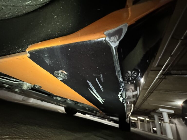 2024 Orange C-8 Corvette collision repair at Automotive Enterprise, San Carlos CA – photo 22
