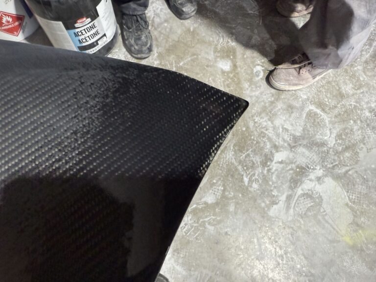 Carbon Fiber Hood carbon fiber repair at Automotive Enterprise, San Carlos CA – photo 3