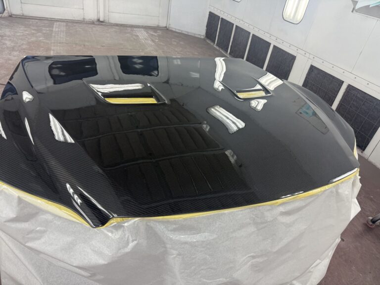 Carbon Fiber Hood carbon fiber repair at Automotive Enterprise, San Carlos CA – photo 5
