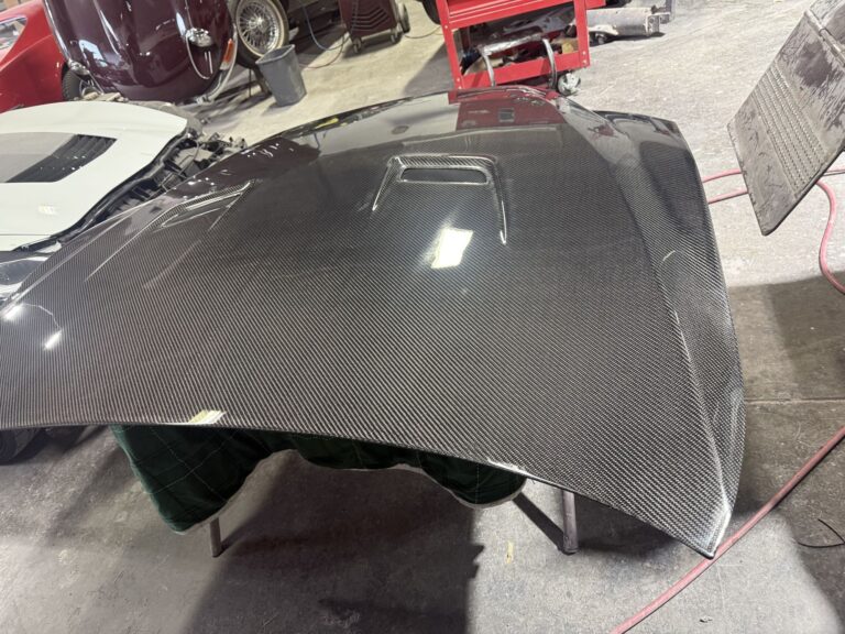 Carbon Fiber Hood carbon fiber repair at Automotive Enterprise, San Carlos CA – photo 6