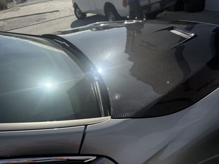 Carbon Fiber Hood carbon fiber repair at Automotive Enterprise, San Carlos CA – photo 8